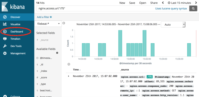 Kibana 6 Dashboards